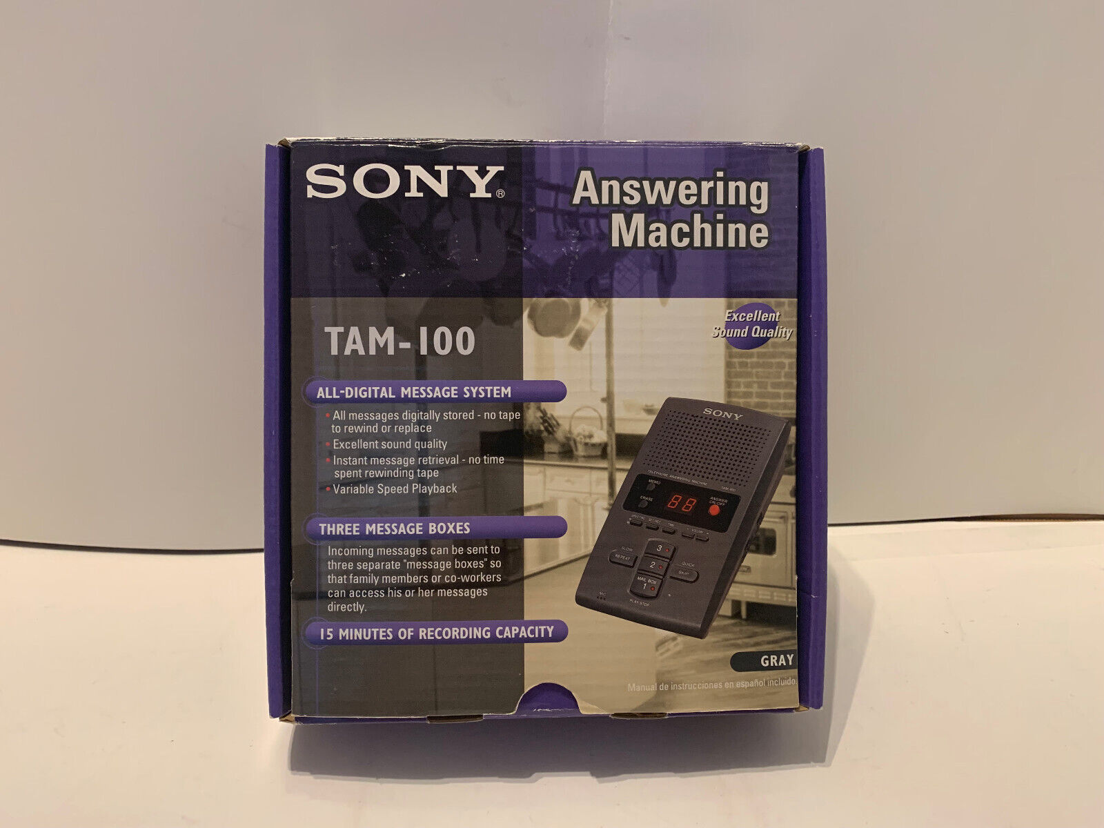 Cib Sony Tam-100 Digital Answering Machine