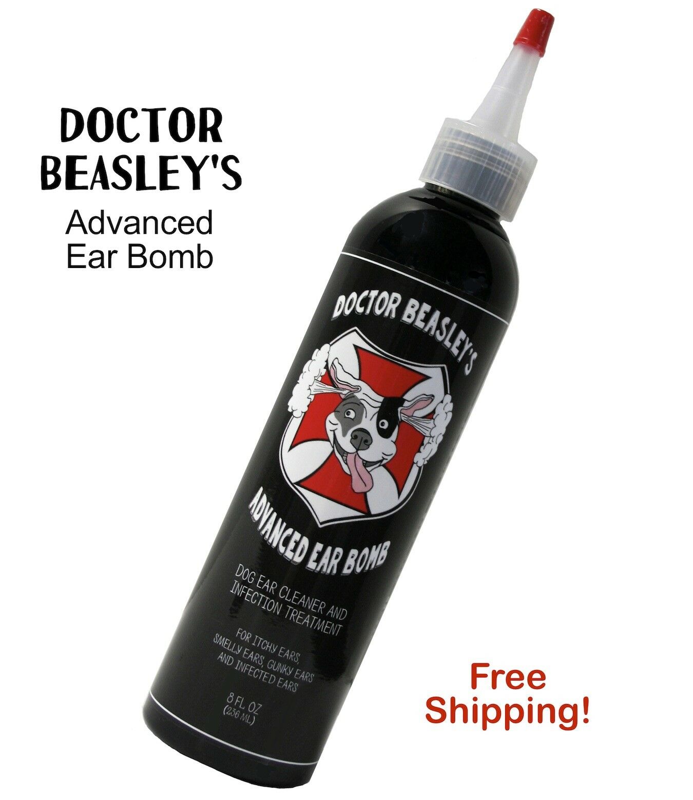 Dog Ear Cleaner Medicine Drops By Dr Beasley,  Advanced Yeast Treatment 8 Oz