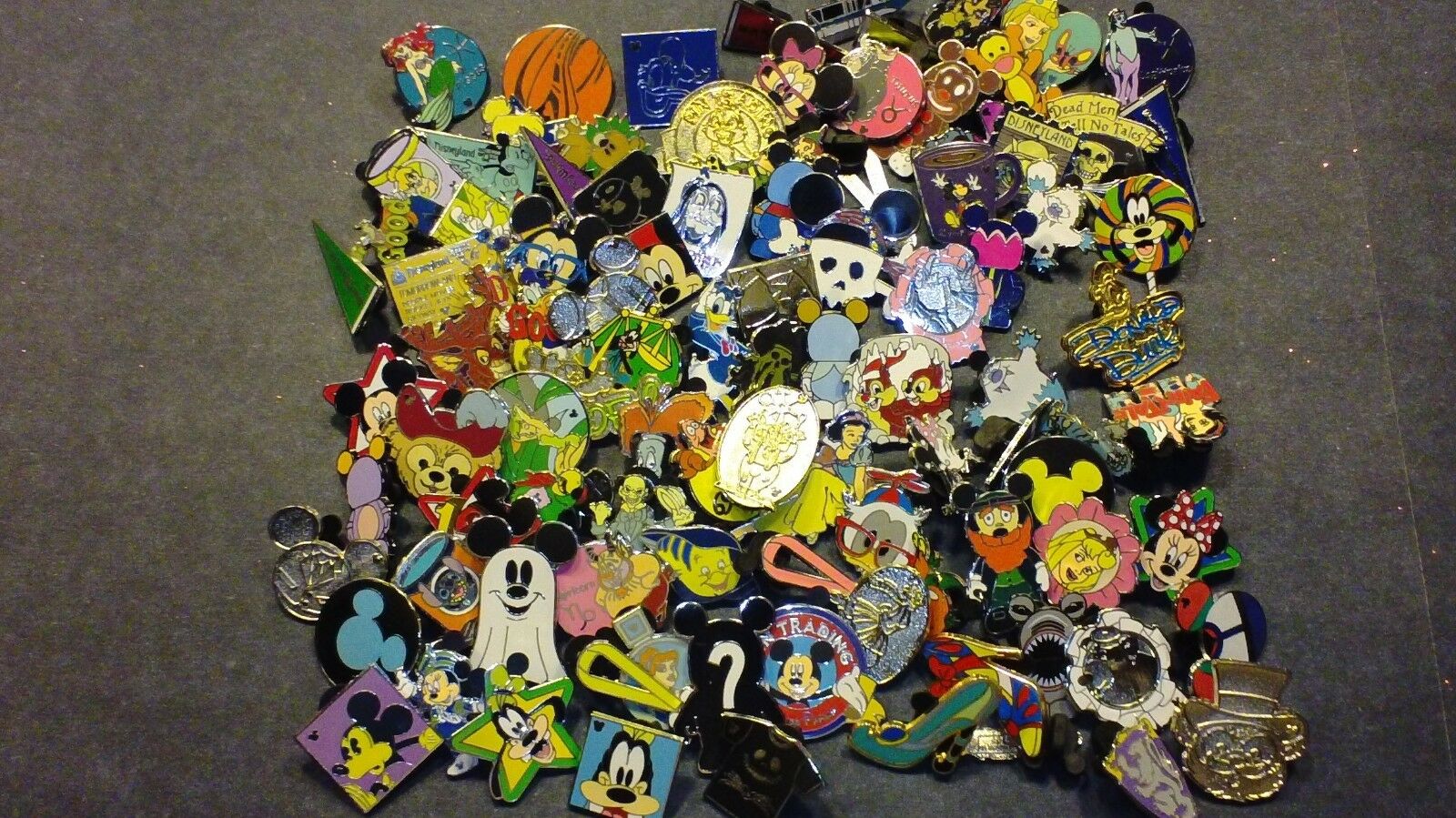 Disney Pins 50 Different Pins Mixed Lot Fast Usa Seller