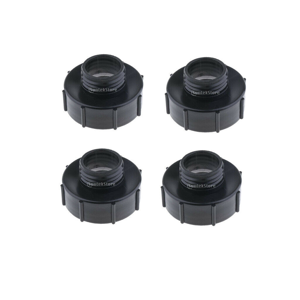 4 Pcs Ibc Tote Tank Valve Adapter Connector, 3 Inch 100mm Dn80 Female Thread To