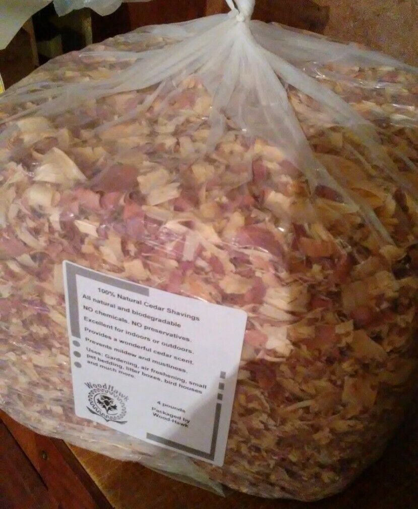 100% Natural Aromatic Red Cedar Shavings 8 Lbs Or 4 Lbs Or 2 Lbs Air Freshening